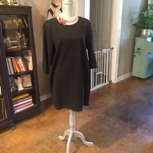 A Tapered Black Dress